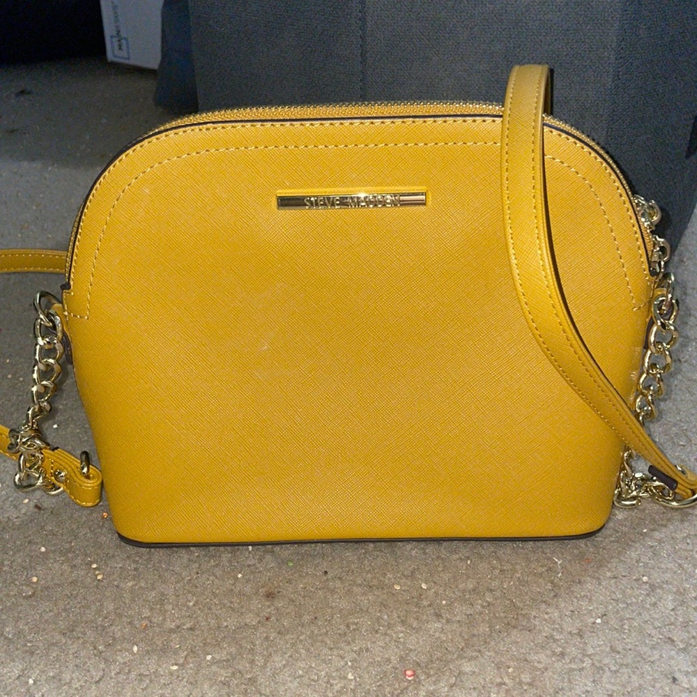 Yellow Steve Madden Crossbody Purse